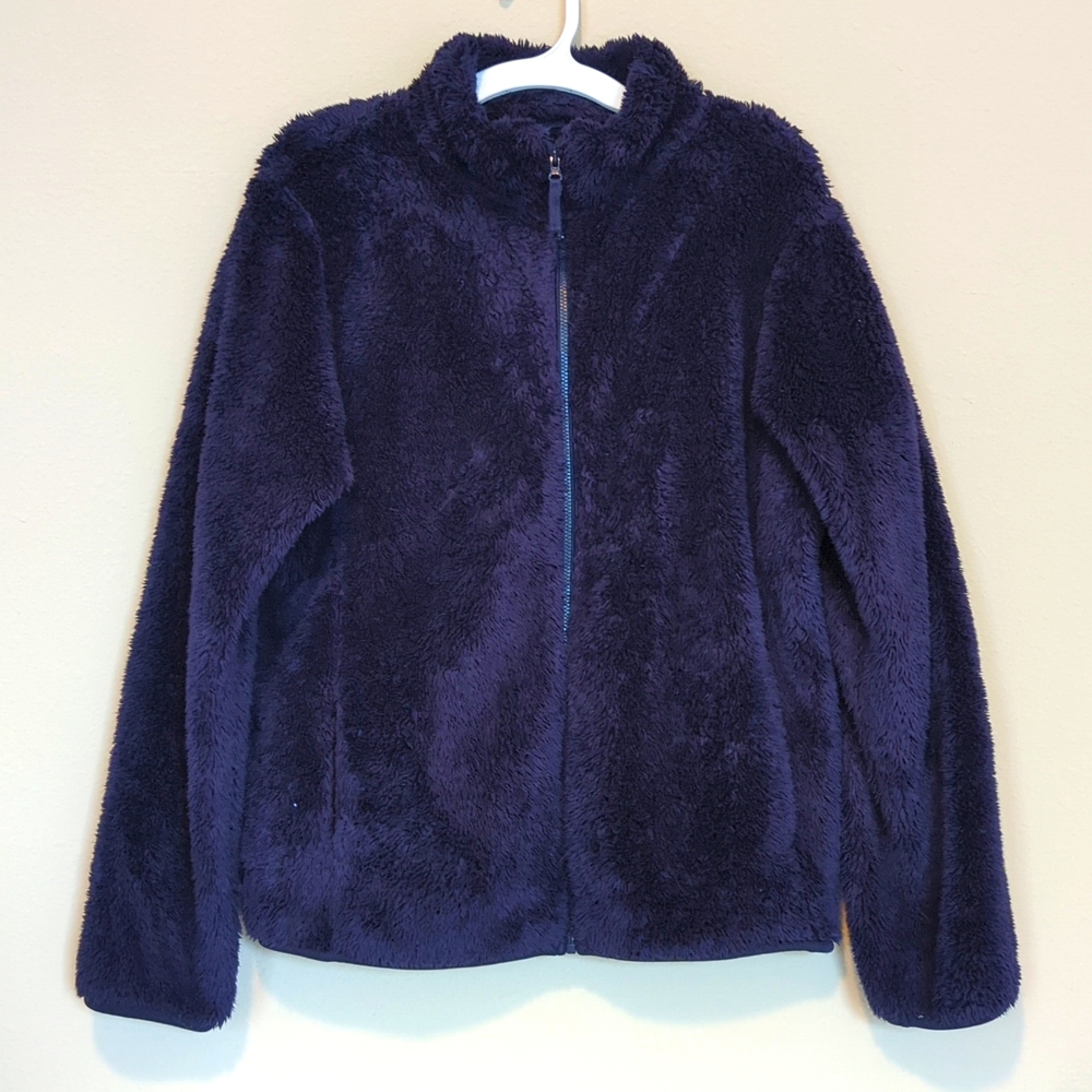 UNIQLO Kids Fluffy Yarn Fleece Full-Zip Jacket